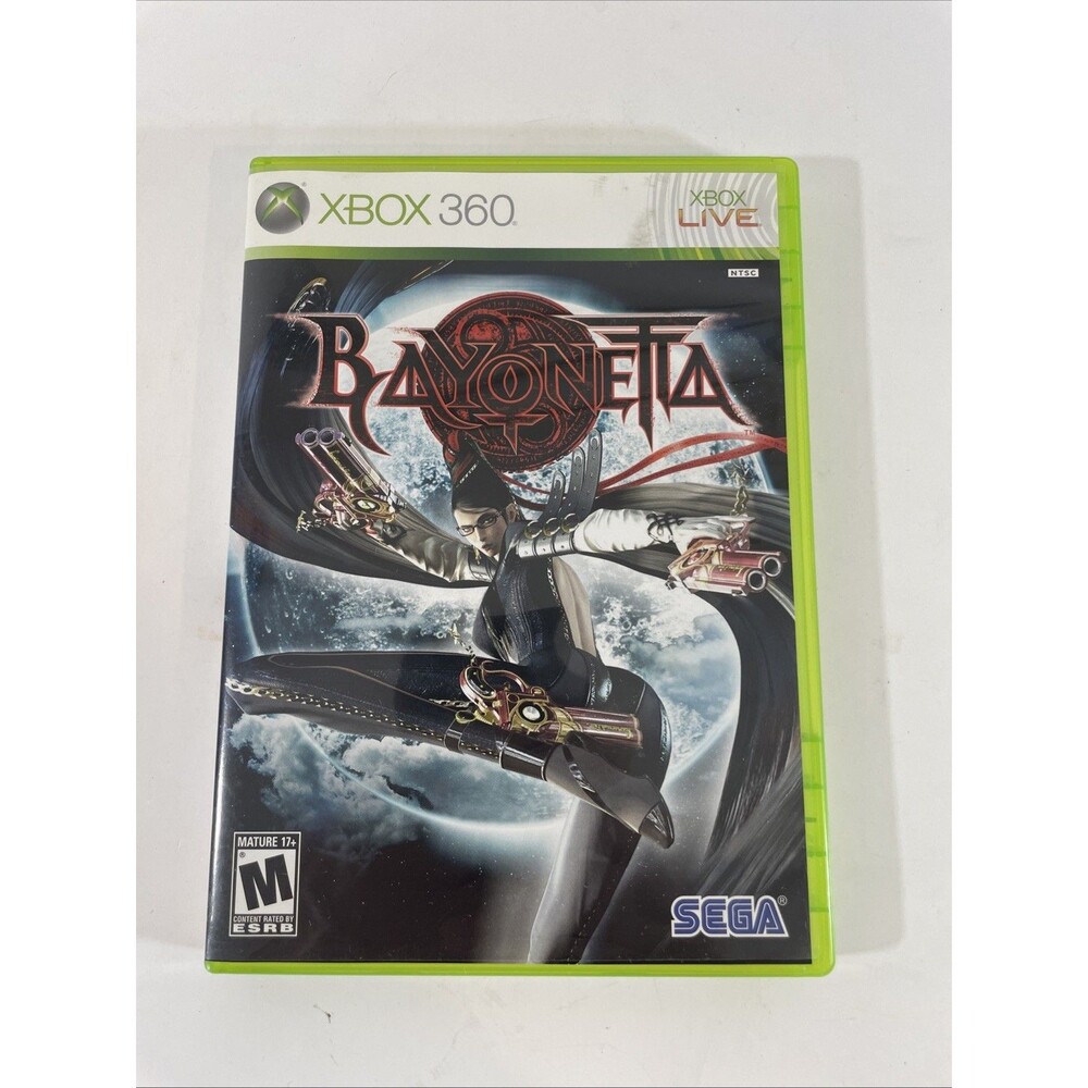Bayonetta (Xbox 360, 2010) Complete In Box Manual CIB